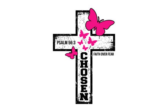 Chosen Butterfly Cross SVG: A Faithful Embroidery Design for Real Projects