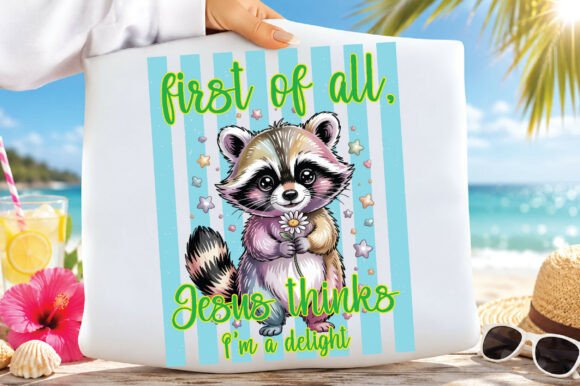 Christian Cute Raccoon Jesus Faith PNG Review for Real Projects
