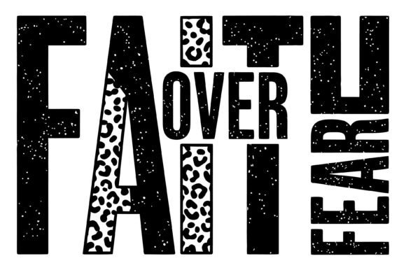 Embroidery Review: Faith over Fear Leopard Design