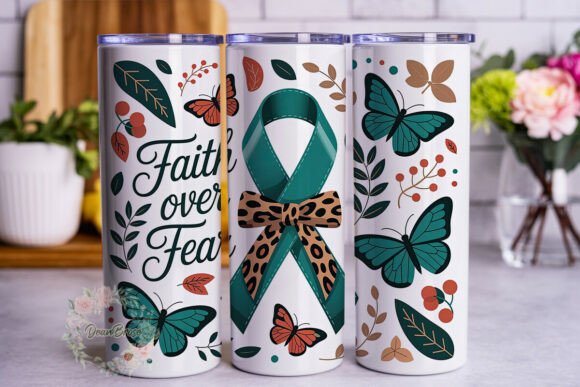 Faith over Fear Ribbon Tumbler Wrap Review