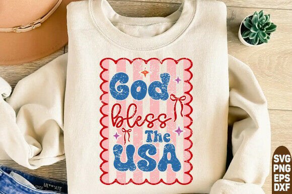 God Bless the USA PNG: A Patriotic Embroidery Design Review