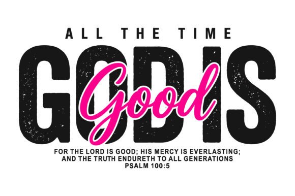 God Is Good Pink SVG Review for Real Embroidery Projects
