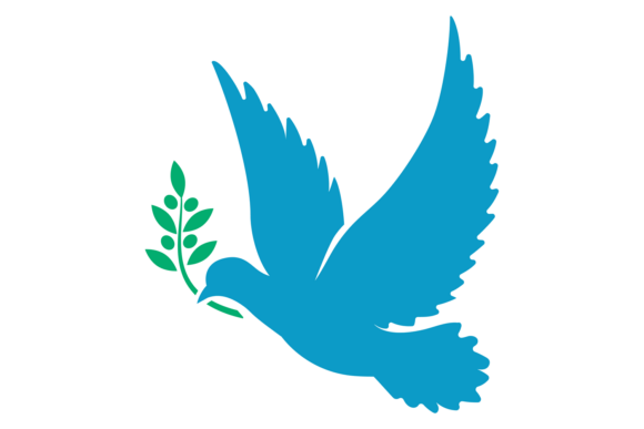 Heaven Dove Symbol for Embroidery Projects