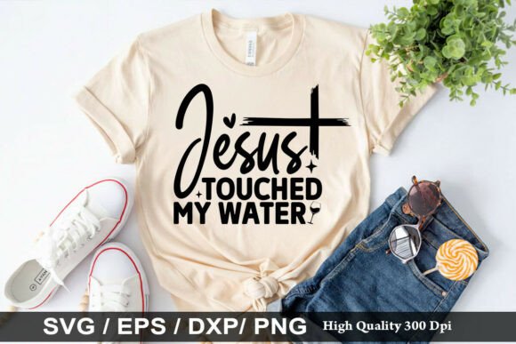 Jesus Touched My Water SVG Review for Real Embroidery Projects