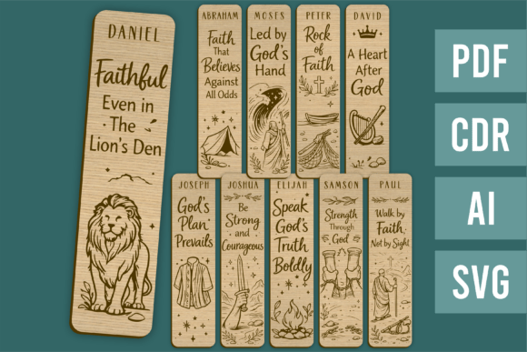 Men of the Bible Bookmark SVG Bundle Review