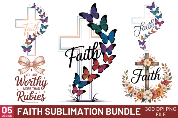 Reviewing the Faith Sublimation Bundle PNG Design for Real Projects