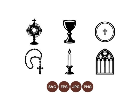 Sacred Catholic Symbols SVG Pack Review for Real Embroidery Projects