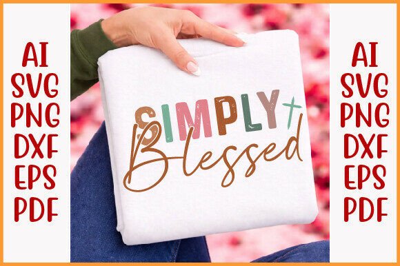 Simply Blessed PNG, Retro Faith Design Review