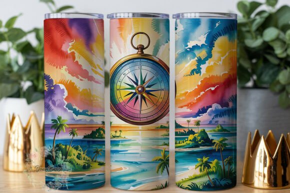 Tropical Compass Faith Tumbler Wrap Design Review